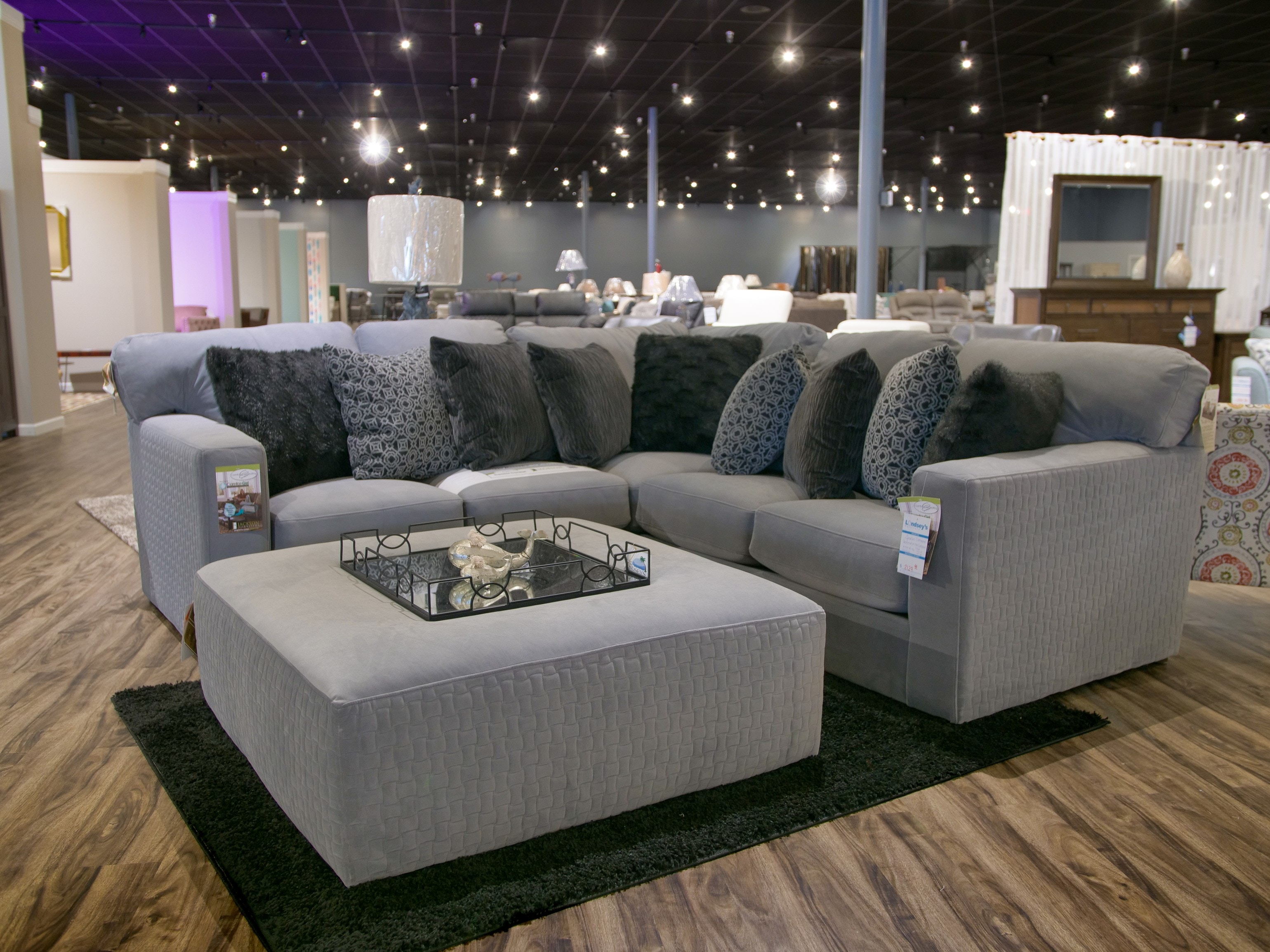 Jackson Furniture Living Room Left Side Facing Loveseat 330146Charcoal